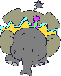 Elef�nt anim�lt GIF