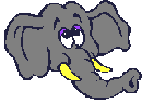 Elef�nt anim�lt GIF