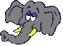 Elef�nt anim�lt GIF