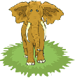 Elef�nt anim�lt GIF