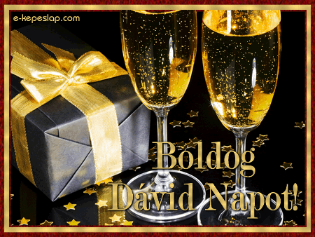 Kpeslap Dvid nvnapra. Boldog Dvid napot.