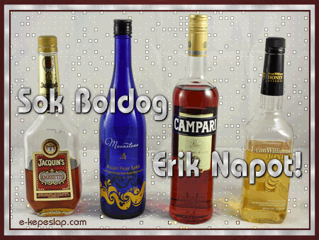 Nvre szl kpeslap, Erik napra. Sok boldog Erik napot.