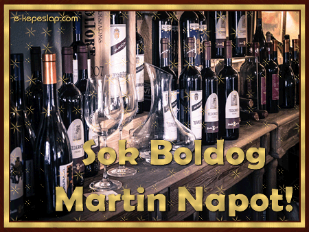 Nvre szl kpeslap, Martin nvnapra. Sok boldog Martin napot.
