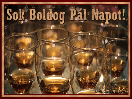 Nvre szl nvnapi kpeslap, Pl nvnapra. Sok boldog Pl napot.