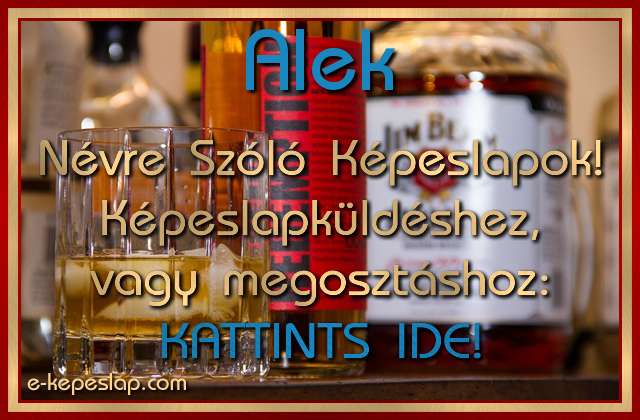 Alek nvre szl kpeslapok