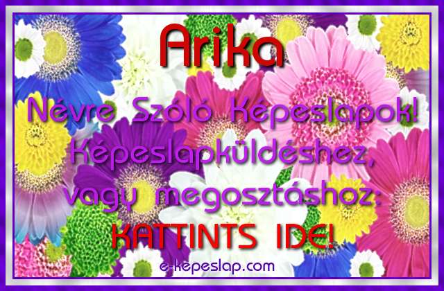Arika nvre szl kpeslapok