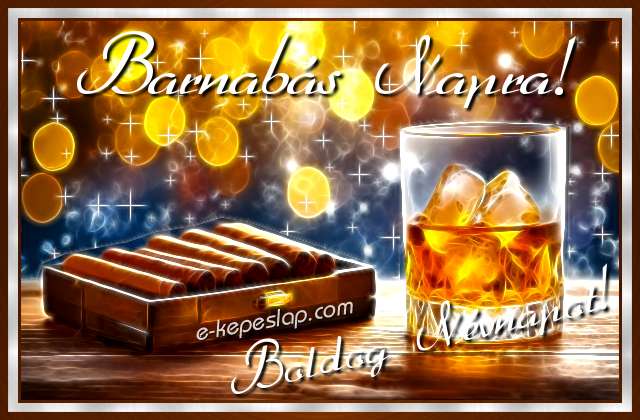 Barnabs nvre szl kpeslap