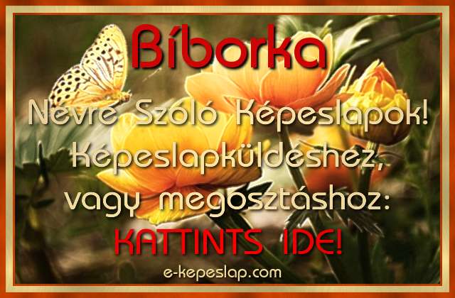 Bborka nvre szl kpeslapok