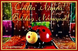Cirilla nvre szl kpeslapok