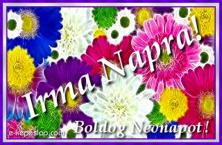 Irma nvre szl kpeslapok