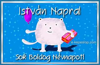 Istvn nvre szl kpeslapok
