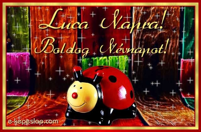 Luca nvre szl kpeslap gyerekeknek