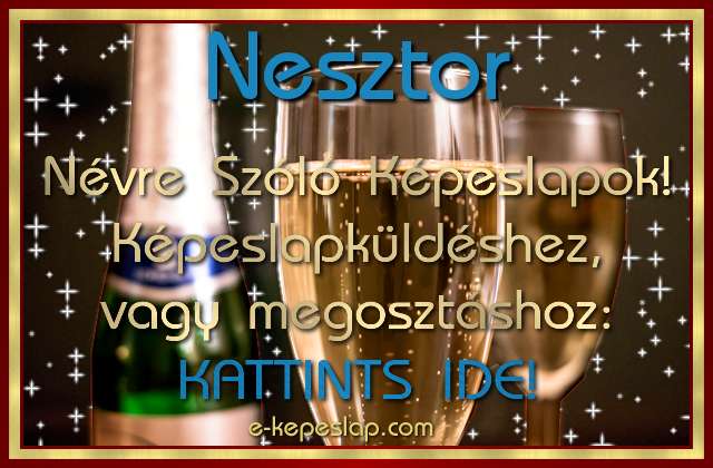 Nesztor nvre szl kpeslapok