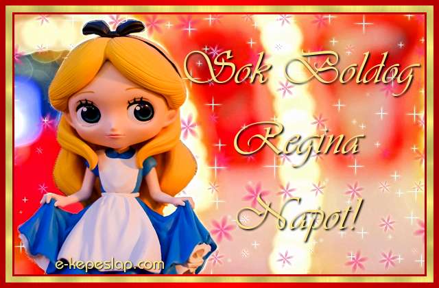 Nvre szl Regina kpeslap gyerekeknek