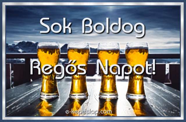 H�t�tt s�r�k n�vre sz�l� k�peslap, Reg�s n�vnapra, k�sz�nt� felirattal f�rfi rokonoknak, haveroknak, bar�toknak.