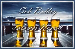 H�t�tt s�r�k n�vre sz�l� k�peslap, Talam�r n�vnapra, k�sz�nt� felirattal f�rfi rokonoknak, haveroknak, bar�toknak.