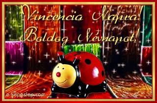 Vincencia nvre szl kpeslapok